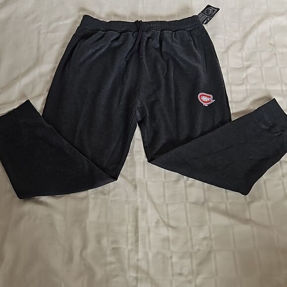NHL Men's Canadian Montreal Logo Sweatpants Gray 2XL - Picture 12 of 16